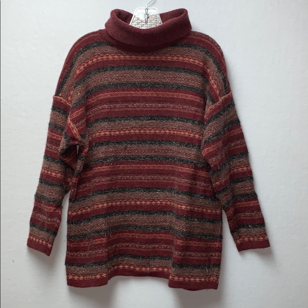Maglia Donna Wool Blend Turtleneck Sweater Medium